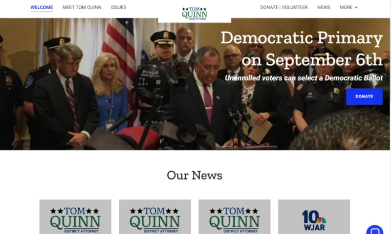 Obsessed With Success Marketing Agency - Tom Quinn for Bristol DA - Website Design