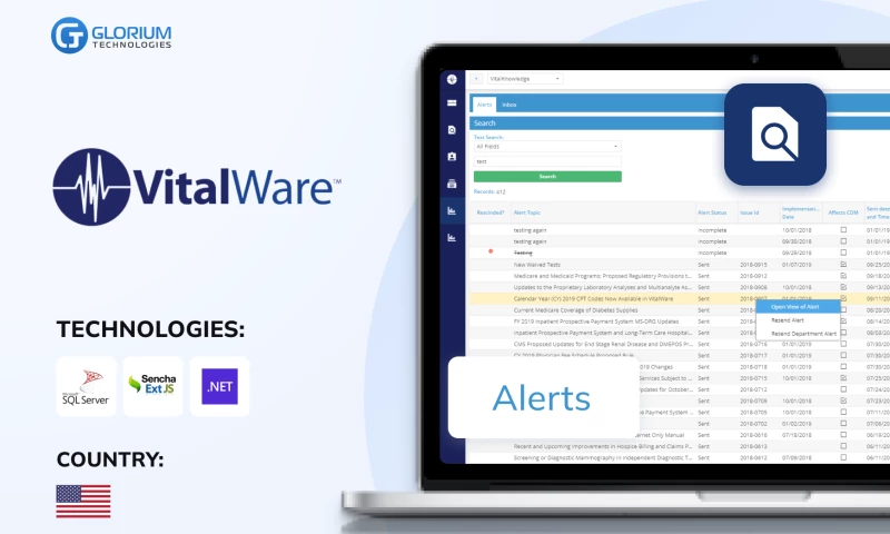 Glorium Technologies - Vitalware