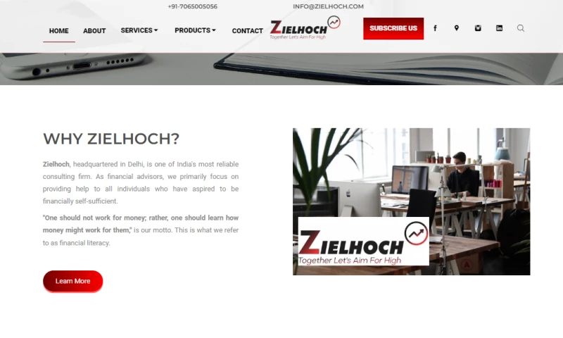 Solvify Tech - Dynamic Website with HTML, JS, JQuery and PHP