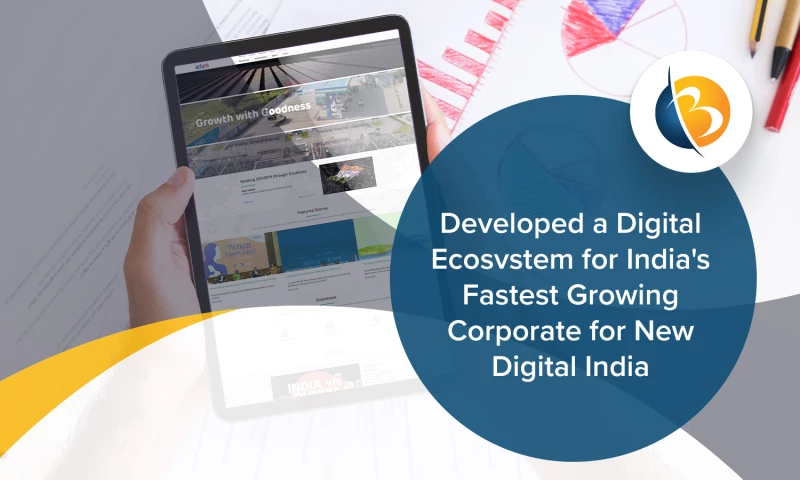 Developed a Digital Ecosystem for India's Fastest Growing Corporate for New Digital India