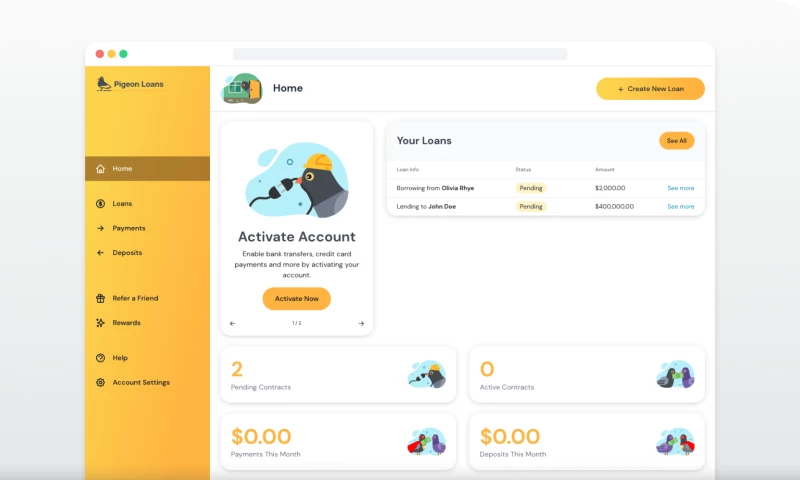 Skyward Digital - Pigeon Loans