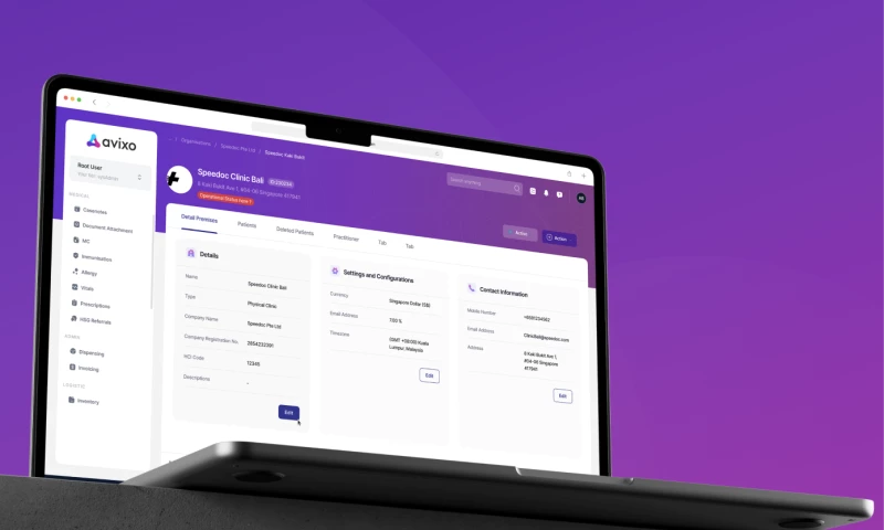 AVIXO - E-Clinic Management System