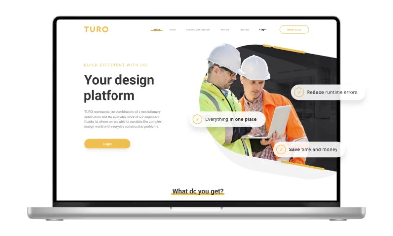Mobile Reality - TURO - construction management platform