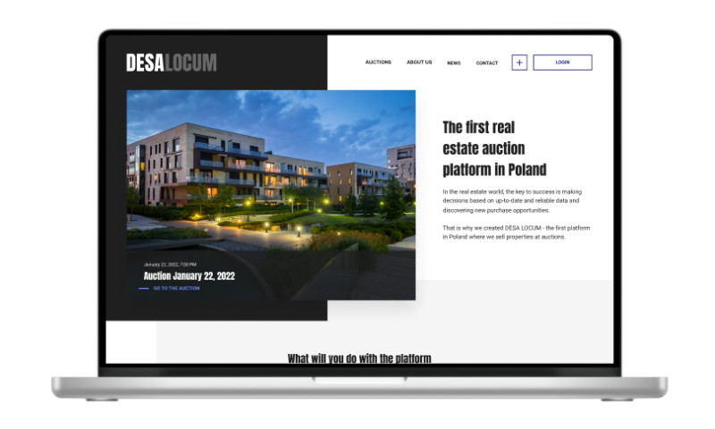 Mobile Reality - DESA Locum - platform for real estate auctions