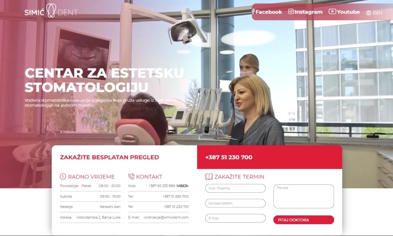 Mania Marketing - Web - Aesthetic dental center