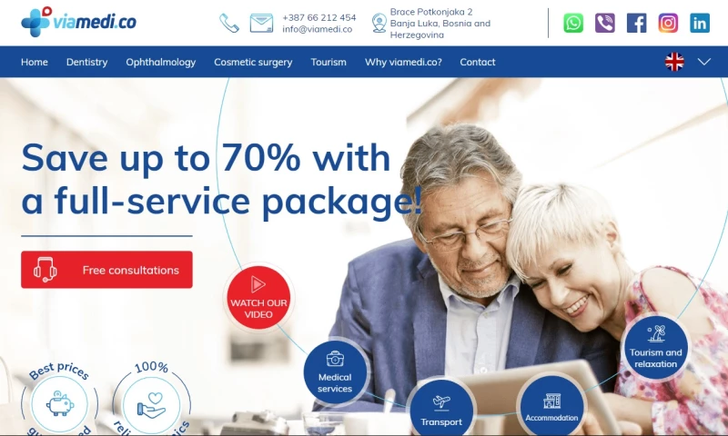 Mania Marketing - Web and branding - Medical tour agency