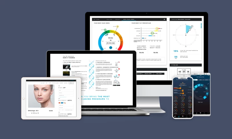 Anti-Aging Therapy Apps Based on DNA Data