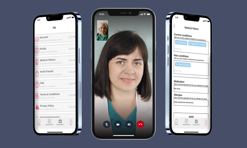 UK NHS Compliant P2P Telemedicine Apps