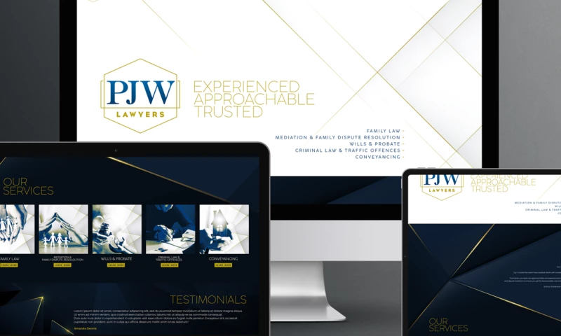 PJW Lawyers Website Design & Development