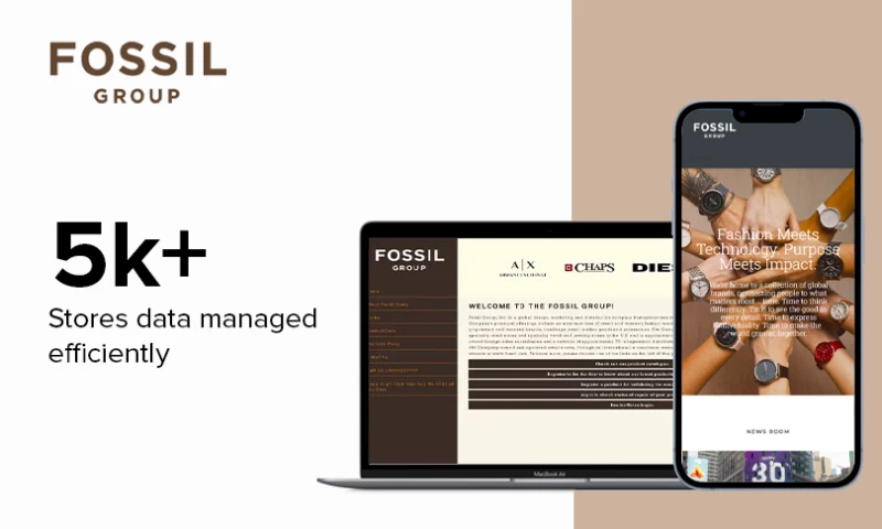 Efficient Warranty Portal for Fossil Group