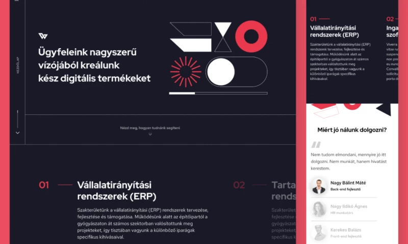 Works. Hungary Kft. - Brand image and website for a software company