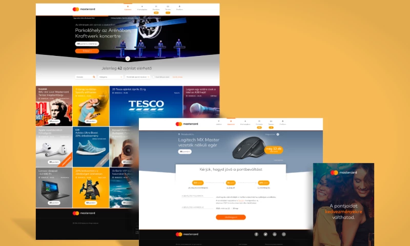 Works. Hungary Kft. - Mastercard Loyalty Program UX/UI