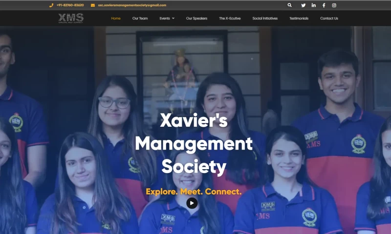 webzyMEDIA Solutions - Xavier Management Society