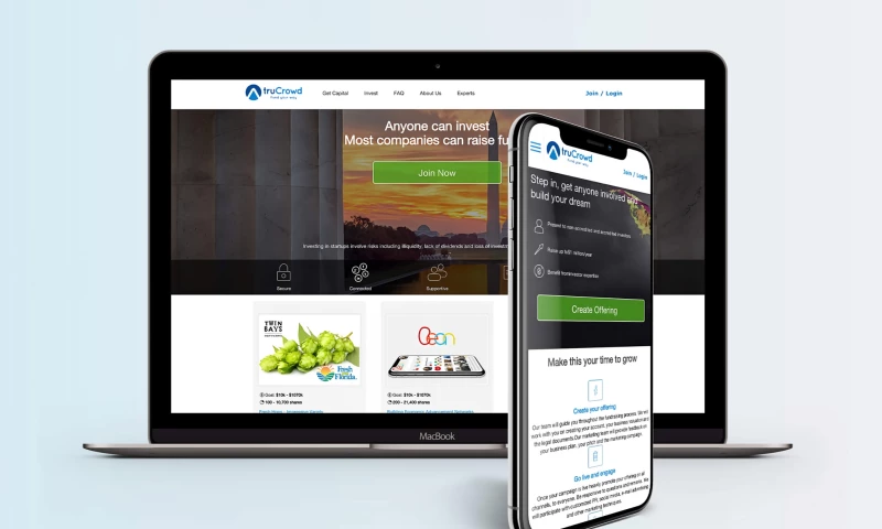 truCrowd: Web FinTech Platform