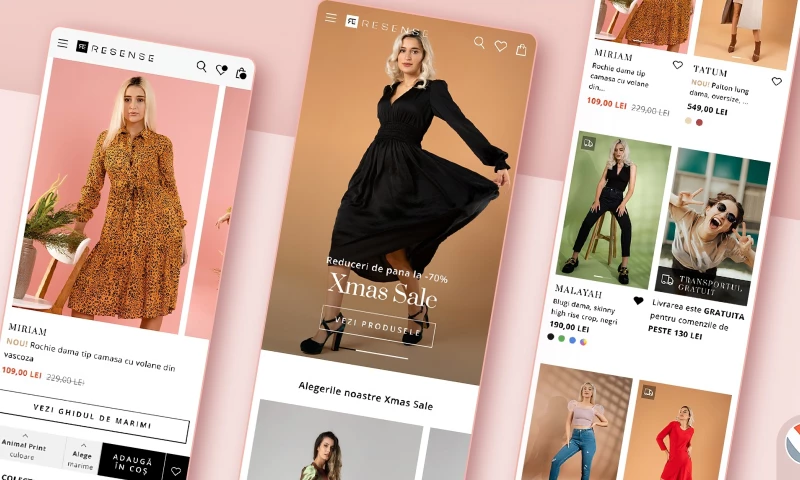 Customized E-commerce Solution for Resense