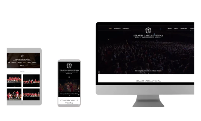 ComputerSoft - Website for a Strauss Capelle Vienna