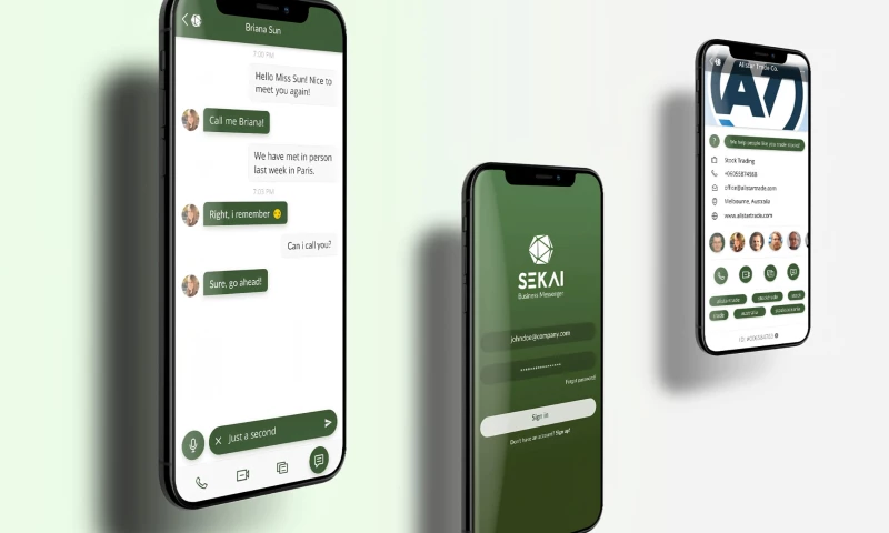 SEKAI: Video Calling and Business Chat App