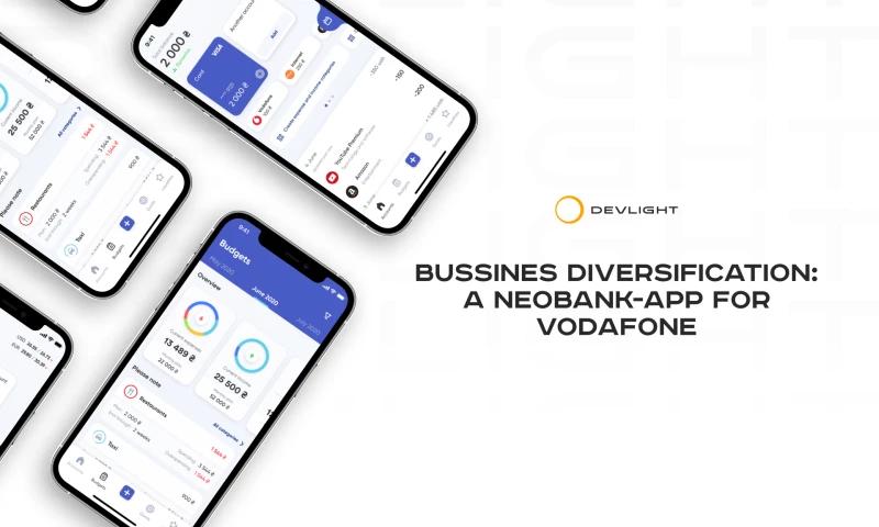 Devlight - Bussines diversification: a neobank-app for Vodafone