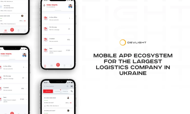 Devlight - Mobile app ecosystem for the largest logistics company in Ukraine