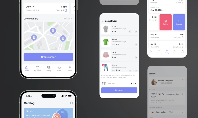 Aleksandr Volodkovich - Dry cleaning app