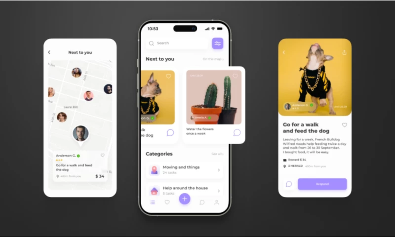 Aleksandr Volodkovich - App to find a helper