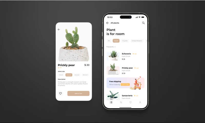 Aleksandr Volodkovich - The app for the store of fresh flowers