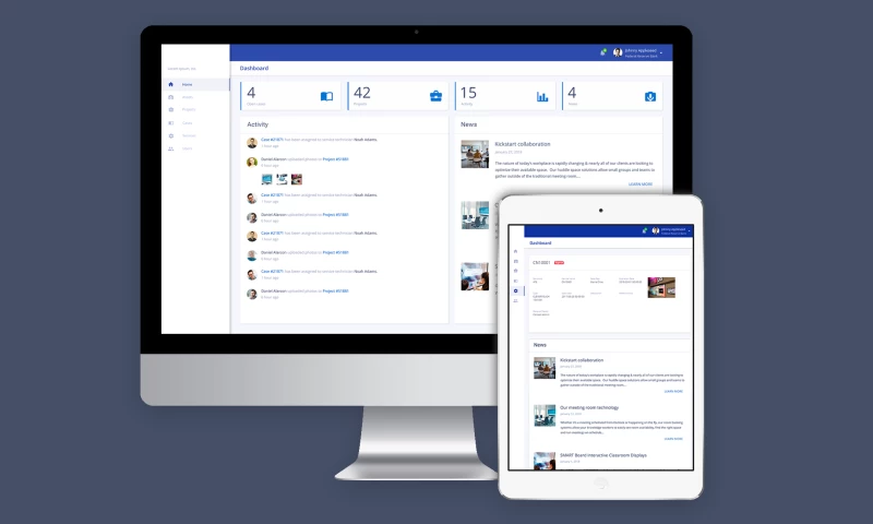 SEVEN - Customer Portal for Audio Visual Systems Integrator