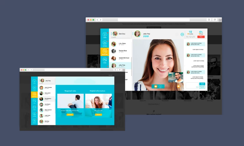 SEVEN - Chargeable Video & Audio P2P Chat