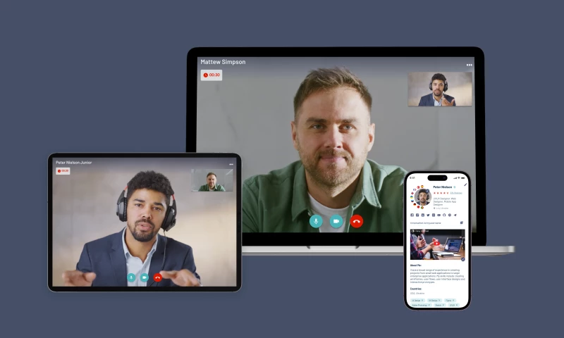 SEVEN - Pay-Per-Session Video Chat Monetization Web App