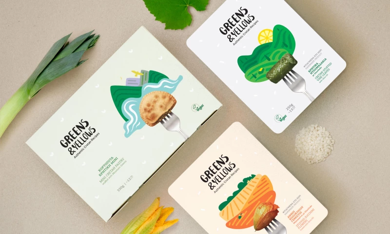 Lazy snail Design - Greens N yellows