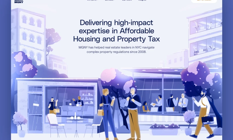 MGNY Consulting Website Design and Illustrations
