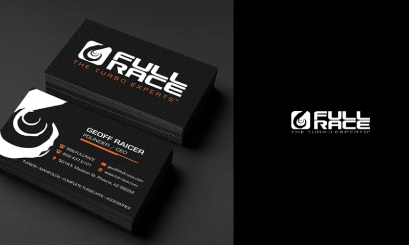 Metropaulitan Design - Full-Race Motorsports Business Cards