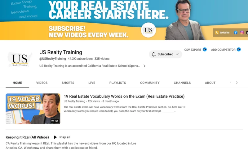 Rapid YouTube Channel Growth for Real Estate Education Company