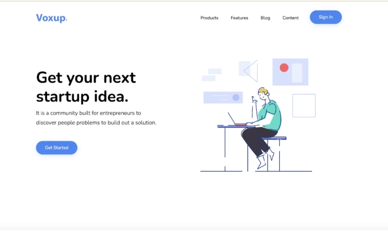 Buildfast - Voxup - A platform like reddit
