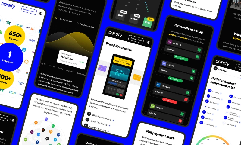 Goodface - Website and branding for the scale payment platform