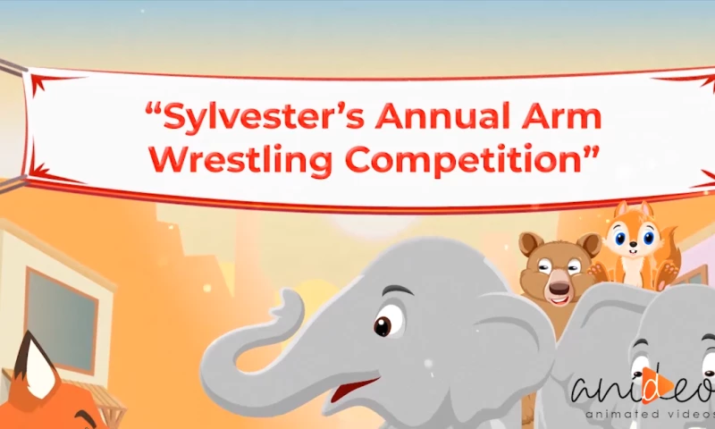 Anideos - Arm Wrestling | 2D Animation by Anideos