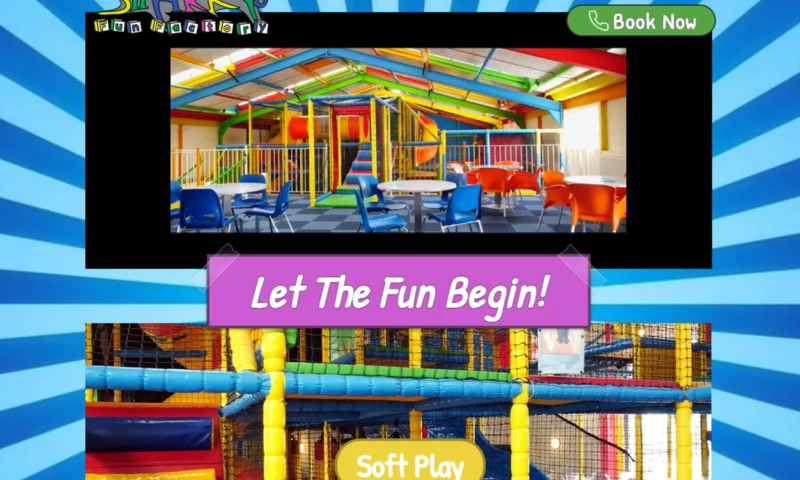 BB Web Design - Sharkys Fun Factory