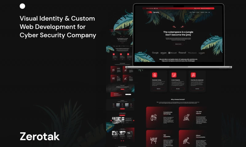 Inventiff. - Custom website development for cyber security company