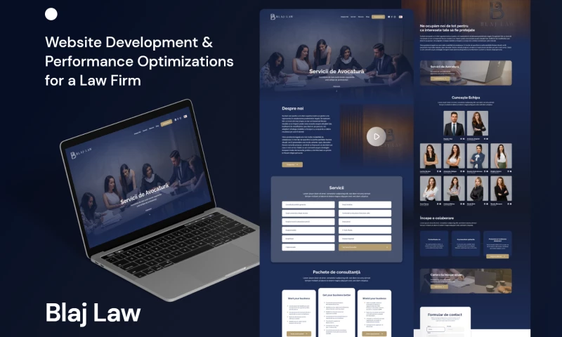 Inventiff. - Website development & optimizations for a law firm