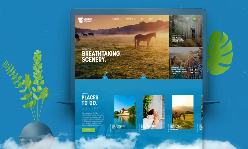 EuroART93 - Tourist Board SMŽ, Web Design & Development