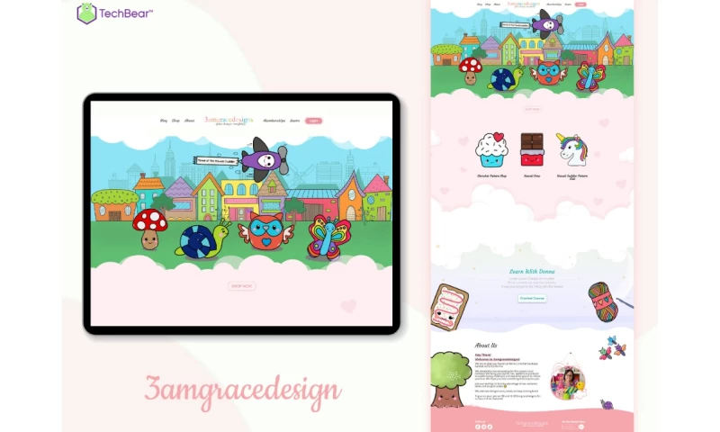 TechBear - 3amgracedesigns