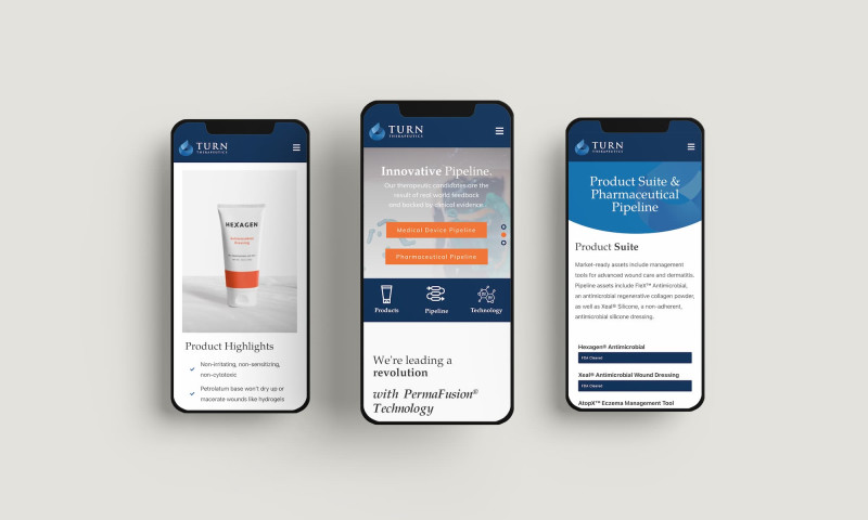 Embark - Rapid website deployment for a pharmaceutical startup.