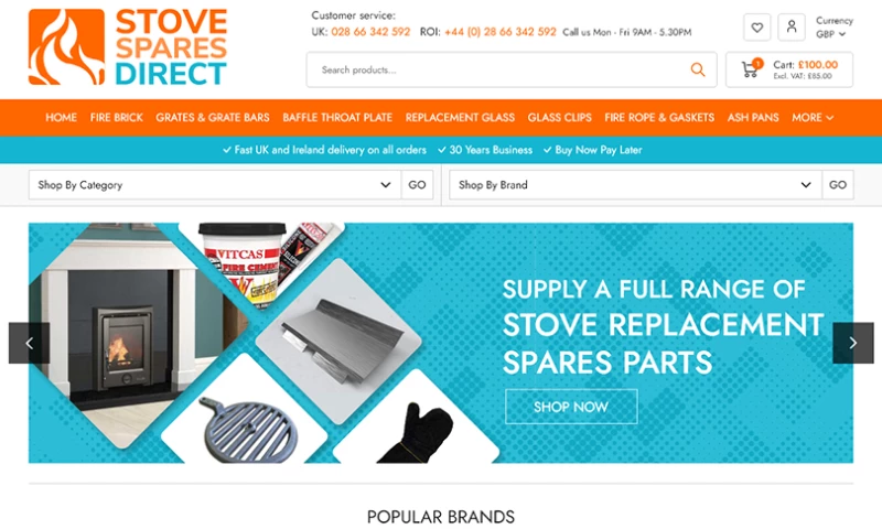 eSeller Technologies - StoveSpareDirect