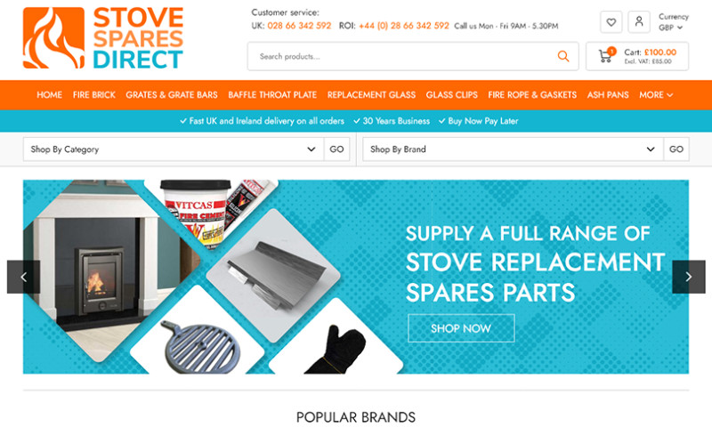 eSeller Technologies - StoveSpareDirect