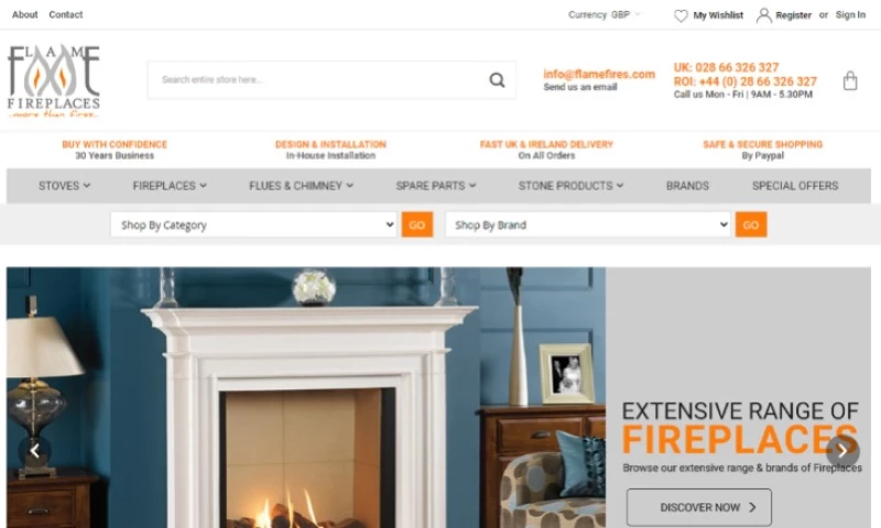 eSeller Technologies - Flame Fires