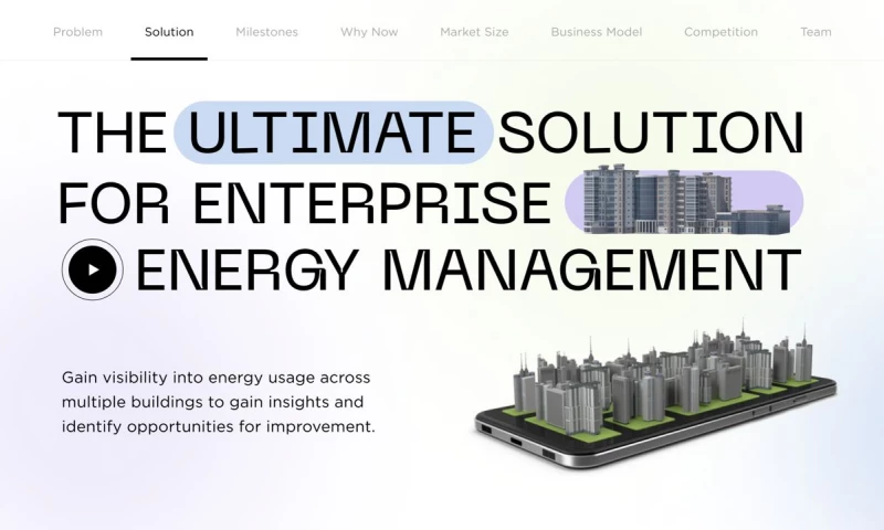 The enterprise energy management startup