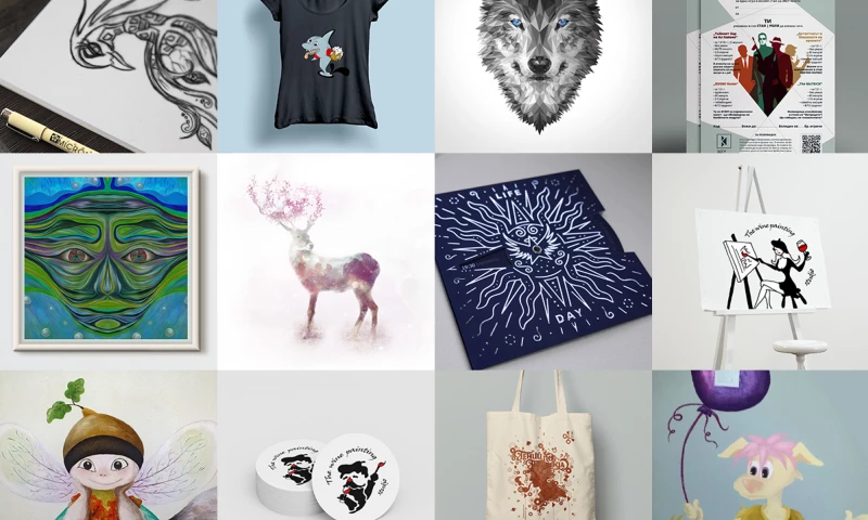 Illustration, Graphics, Drawings, Cartoons