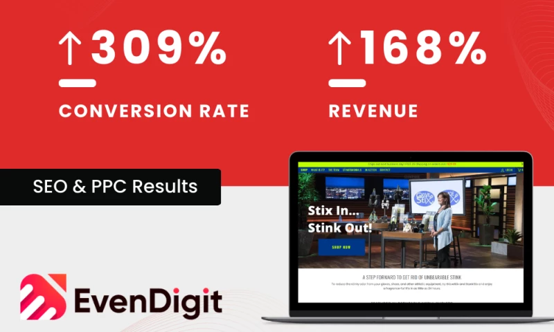 EvenDigit - 309% Surge in Conversion Rate and 168% in Revenue