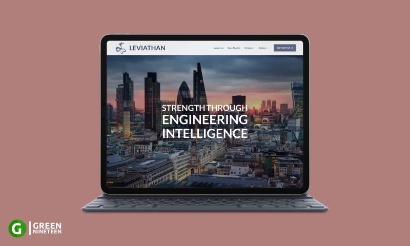 Green Nineteen - Website design for an engineering firm