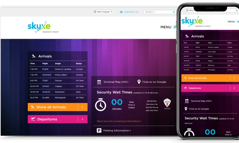 Lesia Design + Digital - Saskatoon Airport Authority